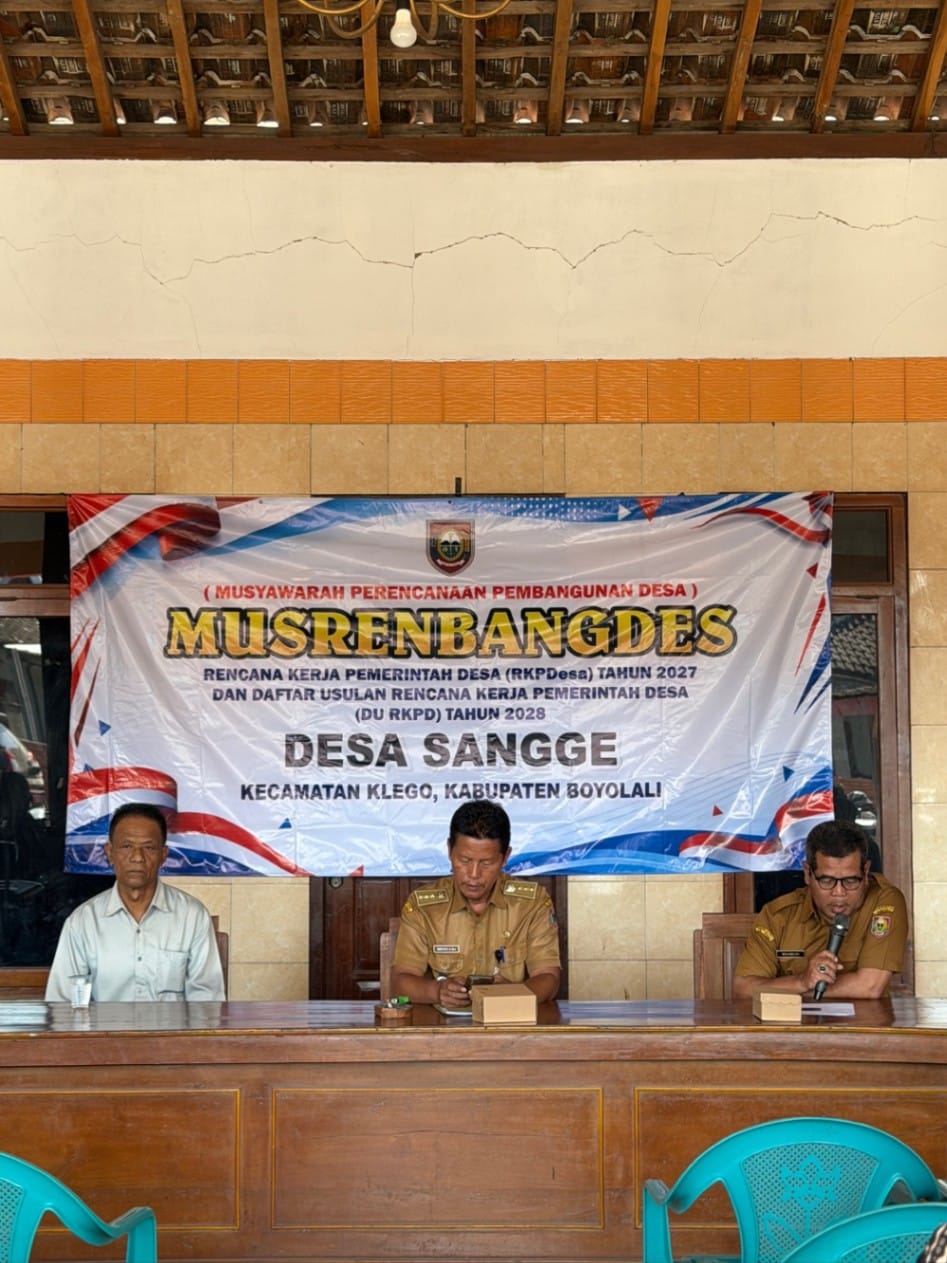 MUSYAWARAH PERENCANAAN PEMBANGUNAN DESA